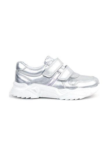 Rakerplus Hakiki Deri Gümüş Beyaz Tabanlı Kız Çocuk Sneakers Ayakkabı Gümüş Rakerplus Hakiki Deri Gümüş Beyaz Tabanlı Kız Çocuk Sneakers Ayakkabı Gümüş