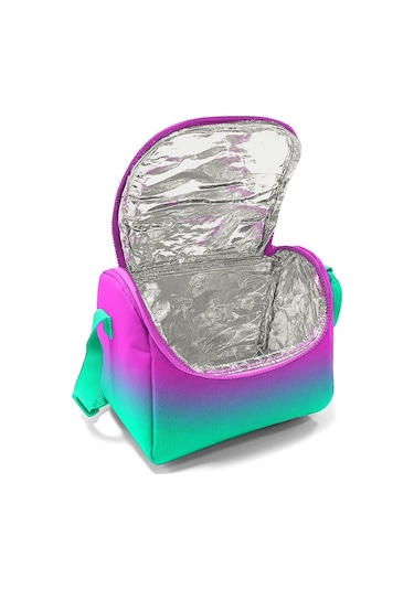 Coral High Kids Pembe Su Yeşili Renk Geçişli Thermo Beslenme Çantası 11874