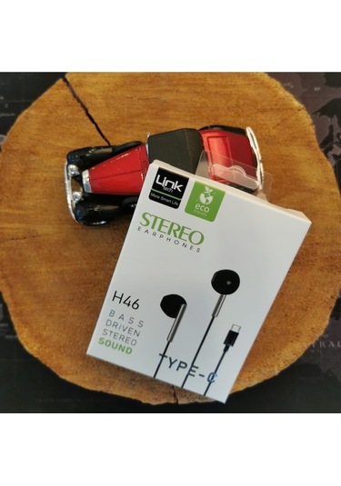 Linktech H46 Type-C Stereo Kablolu Kulak İçi Kulaklık