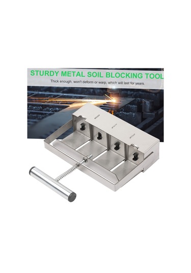 Gümüş Bahçe Hazırlığı Için Dibbles Dibbers Ile El Toprak