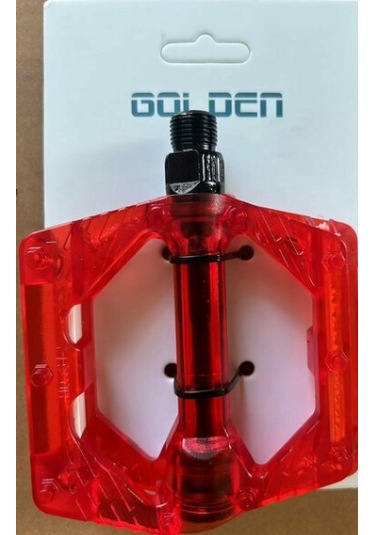 Bisiklet Pedalı Fp - 812 Şeffaf Kırmızı Platform Pedal Bilyalı