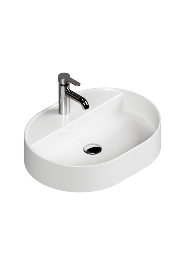 Aqua Bagno Bianzo Lavabo Beyaz 55 x 42 CM