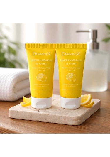 Limon Kabuklu El Kremi 2'li 50 Ml Yoğun Nemlendirici Avantajlı Set