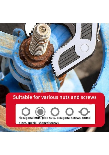 Suntek Magideal Kendinden Ayarlanabilir Boru Anahtarı Sıhhi 6"