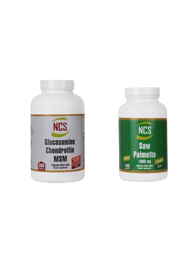 Ncs Saw Palmetto 180 Tablet + Ncs Glucosamine Chondroitin Msm 300 Tablet