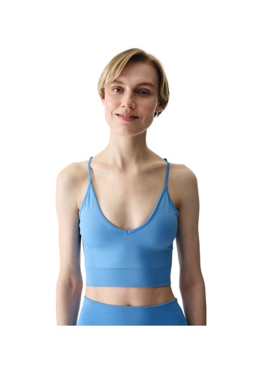Penti Mavi Textured Seamless Sütyen Phzx9x1526ıy-blu Blue