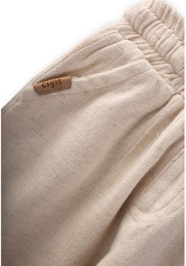Cigit Keten Pantolon 1-7 Yaş Naturel Krem
