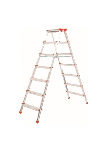 Alüminyum Çift Çıkışlı 7 Basamaklı Merdiven 157 Cm Accm.05