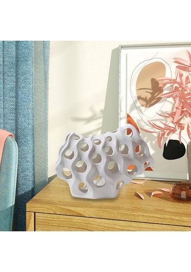 Homyl Içi Boş Modern Heykel Dekoratif Heykelcik El Sanatları 22cmx10cmx17cm