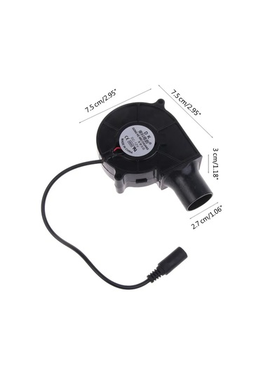 Lemestar Taşınabilir 12v Mangal Üfleme Fanı - Hızlı Ateş Yakma Ve Güçlü Hava Akışı