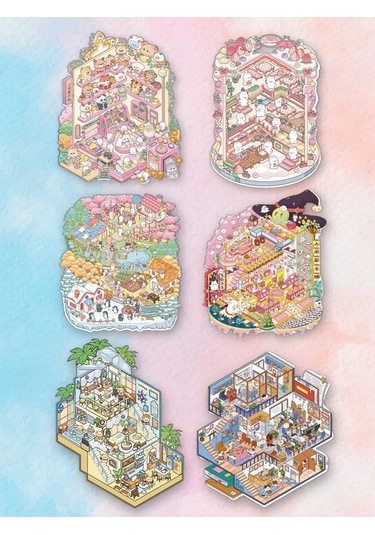 Muse Home Store Çalışma Defteri Etiketleri Yaratıcılık Antistres 6 Adet Xl 402260345