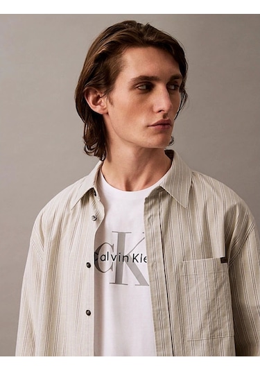 Ck Jeans Calvin Klein Jeans Graphic Tees Erkek T-shirt Lv04rb862g-yaa Çok Renkli