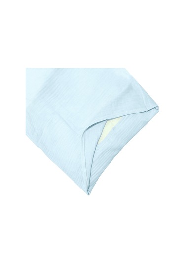 4 Katlı Müslin Bebek Nevresim Takımı Uyku Seti %100pamuk Mavi