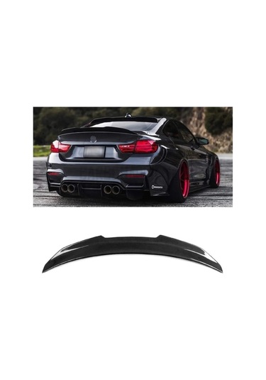 BMW F32 2013-2018 Uyumlu İthal Piano Black Psm Bagaj Üstü Spoiler
