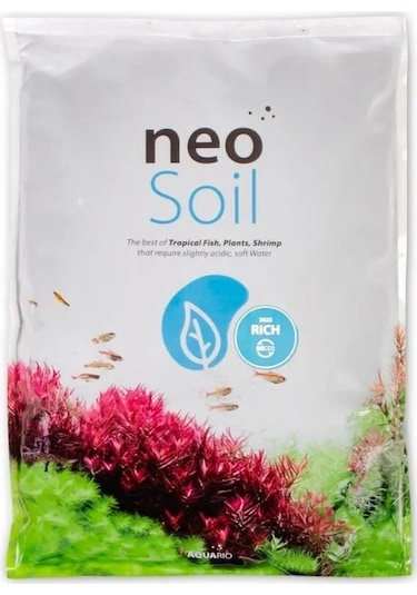 Aquario Neo No Co2 Rich Plants Soil 8lt