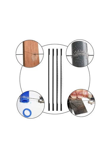 Rox 0353 Kauçuk Saplı Mini El Testeresi Seti 165 Mm 6 Parça