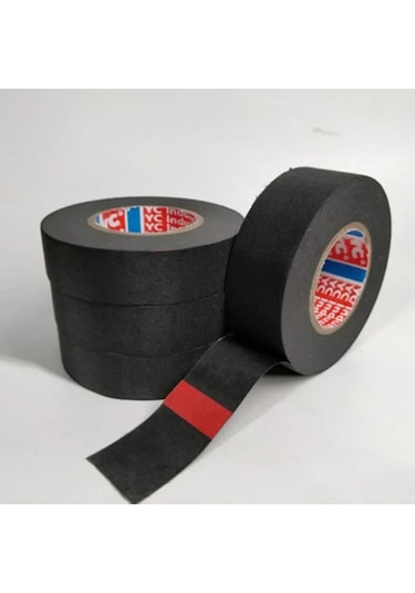 9/15/19mm Elektrik Bandı Isıya Dayanıklı Yapışkan Bez Kumaş Bant Otomotiv Kablo Bandı Kablo Demeti Kablo Demeti Elektrik Isı Bantları 19mm