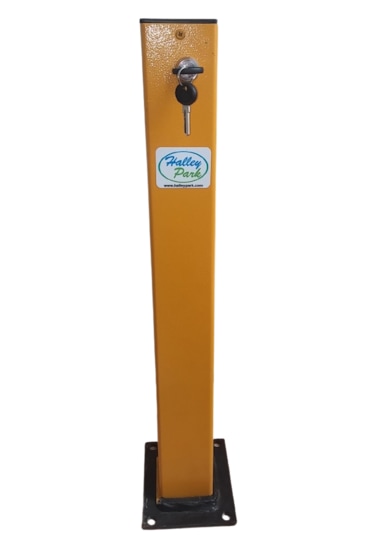 Otopark Direği-üsten Kiltli Kızaklı Demir Direk-6mm -70x70cm