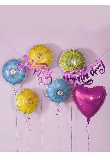 Riota Aydınlatmalı Streamer Happy Birthday Parlak Pembe 20x100 Cm 176210791 Ampfi Olmayan
