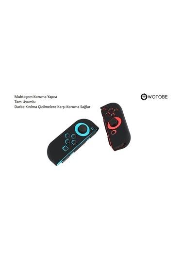 Nintendo Switch Silikon Koruyucu Kılıf Kırmızı-mavi