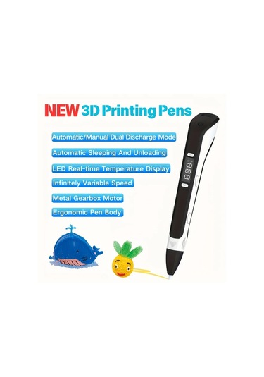 Techbloom 3d Yazıcı Çizim Kalemi Seti Dıy Baskı Aracı 11811 İnç 40 Renk Pla Filament Lcd Ekran