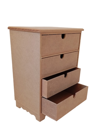 Çekmeceli Boyanabilir Kutu