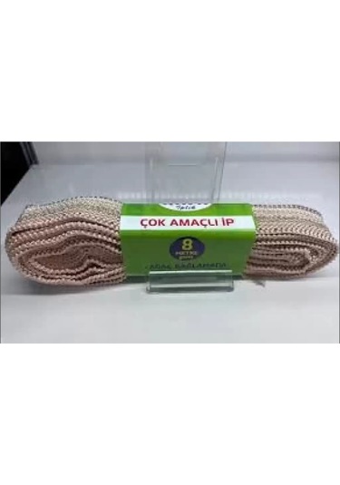 Çok Amaçlı Geniş İp 8 Metre -56457 Çok Renkli