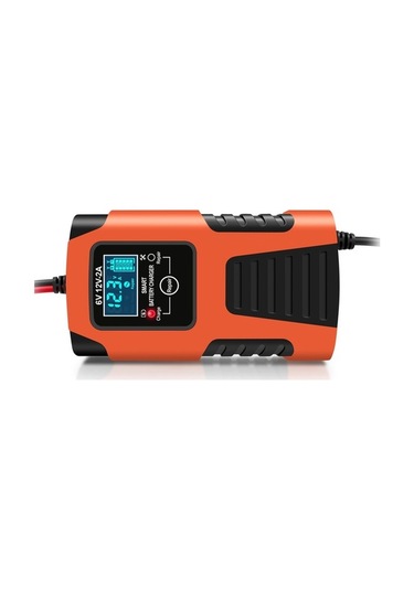 Ganzhoushop Turuncu Tam Şarj Otomatik Dabey Cihazları Araba Akü Akıllı 6v/2a 12v/2a Kx