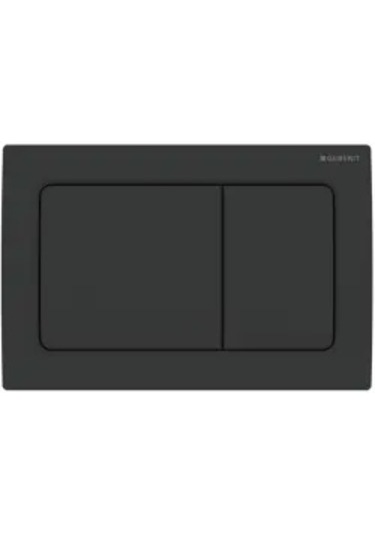 Geberit Alpha30 115.055.14.1 Kumanda Paneli, Çift Basmalı, Siyah Siyah