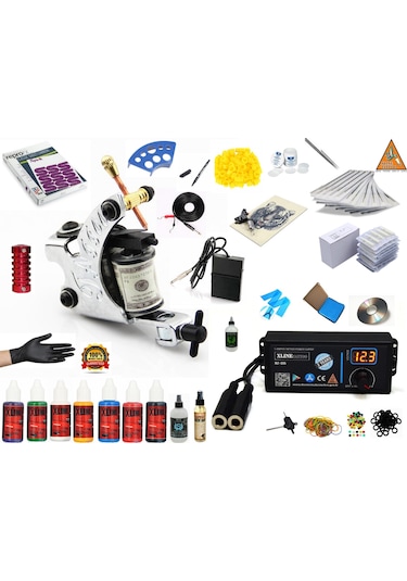 Xl-499 Sılver Desıgn Tattoo Dijital Tattoo Dövme Makinası Se