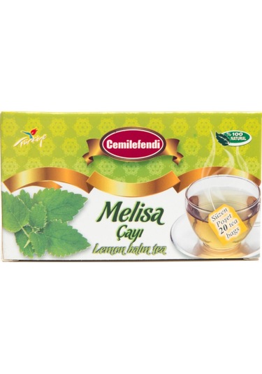 Cemilefendi Melisa Bitki Süzen Poşet Çay 20'li