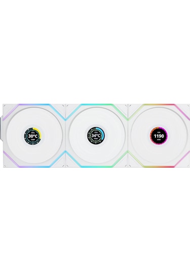 Lian Li Unı Fan Tl Wıreless Lcd 3x120mm Beyaz Kasa Fanı Azaz0llı0087