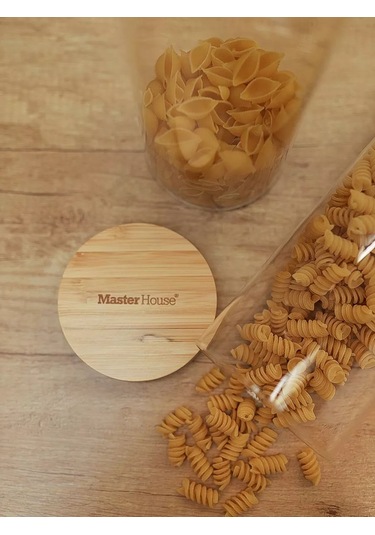 Master House Bakliyat Ve Makarna İçin 1,5 Litre Cam Kavanozlar 196684465