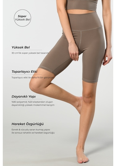 Kadın Süper Yüksek Bel Bisikletçi Tayt 001