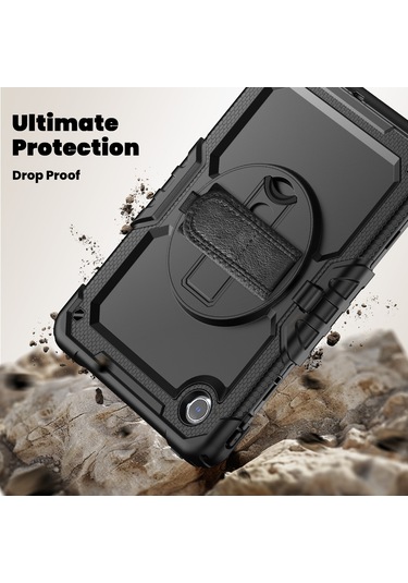 Cbtx Lenovo Tab M11 / Xiaoxin Pad 11 2024 Tb330fu Tb331fc Kickstand Kılıf Pc + Silikon Tablet Kapağı