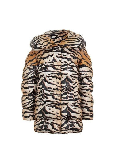 N22kd8503 Nocturne Kaplan Desenli Şişme Mont Çok Renkli