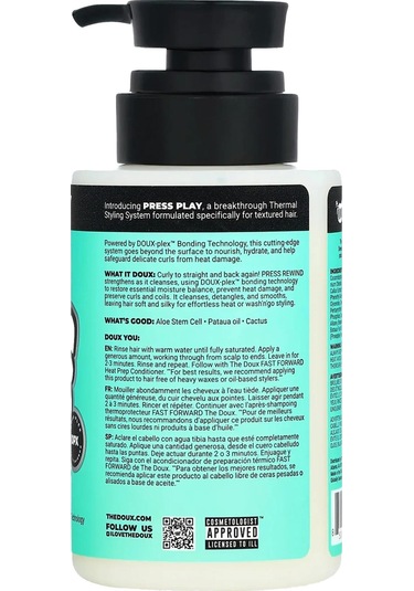 The Doux Press Rewind Bukle Koruyucu Şampuan 236.5ml Tüm Saçlar