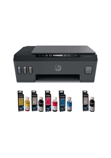 Smart Tank 515 Fotokopi + Tarayıcı + Wi-fi + Airprint Tanklı Yazıcı 1tj09a Photoink Mürekkepli
