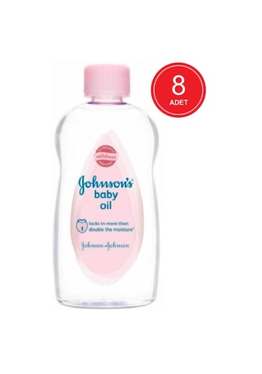 Johnson's Baby Bebek Yağı 8 x 200 ML