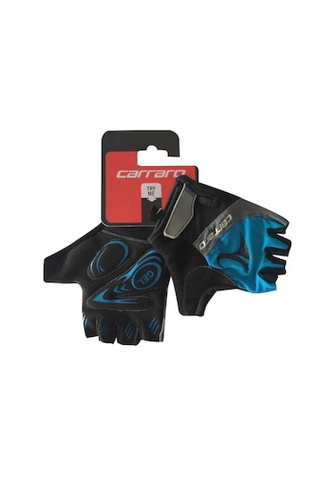 Carraro V7B Kısa Parmak Bisiklet Eldiveni Mavi L