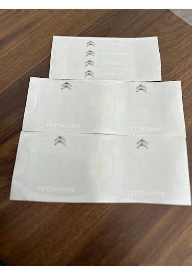 Citroen Marka Araçlar İçin Kapı Kolu Çizik Önleyici 8'li Set
