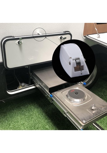 5 Adet Plastik Kampçı Kapı Kilidi Karavan Kapısı Plastik Kilidi Bagaj Kapağı Karavan Karavan Kampçı Seyahat Bagajı İçin Plastik Kilit