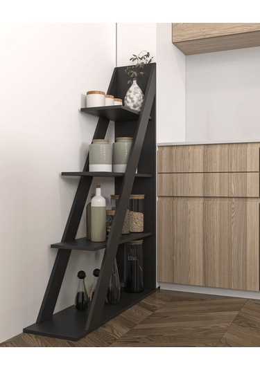 Mutfak Rafı 001 - Siyah