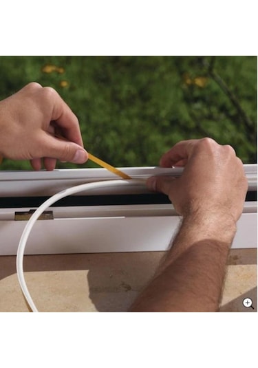 Contacall Bondit 2'li Kauçuk Kapı Ve Pencere Izolasyon Bandı Fitili 14 Metre Siyah