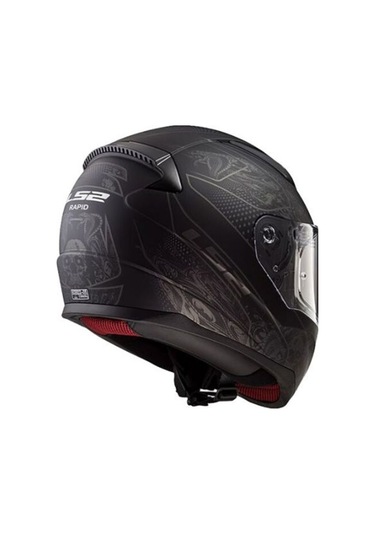 Ls2 Rapıd Crypt Mat Siyah Kask (407159933)