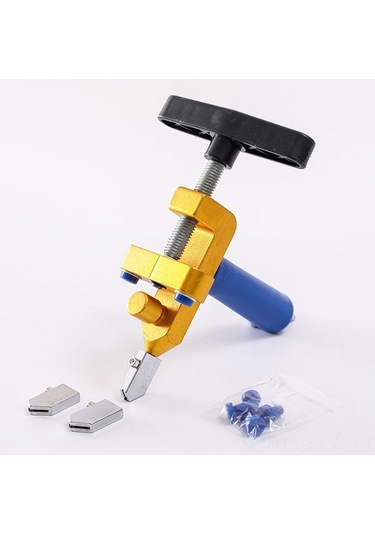 Besthome1 Gümüş Entegre Cam/fayans Kesici - Dayanıklı Seramik Kesim Aleti, Ev Kullanımı İçin Uygun