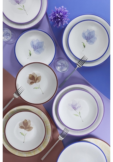 Kütahya Porselen  Zeugma 12 Parça 6 Kişilik Servis Seti 11790