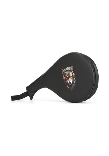 Titan Sport Taekwondo, Kick Boks Ve Muay Thai Kurt Desenli Siyah Raket Ellik