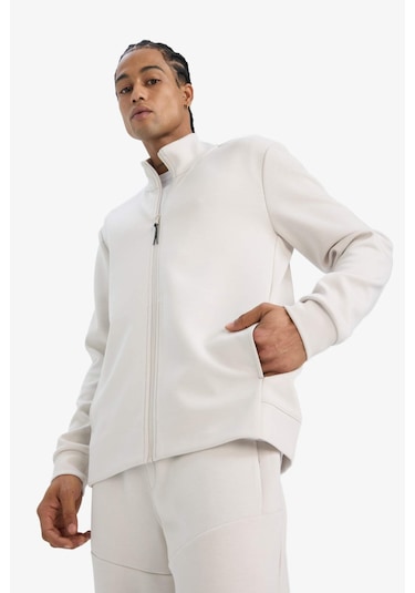 Defacto Defactofit Standart Fit Dik Yaka Skuba Dalgıç Kumaş Fermuarlı Hırka E9337ax25aubg721 Bej Defacto Defactofit Standart Fit Dik Yaka Skuba Dalgıç Kumaş Fermuarlı Hırka E9337ax25aubg721 Bej