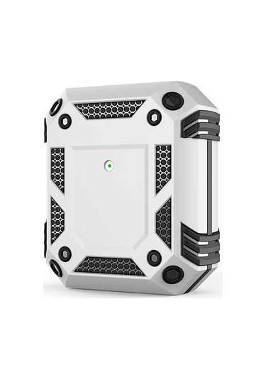 Ekılıf - Airpods 1.nesil Uyumlu - Kılıf Darbelere Karşı Dayanıklı Koruyucu Silikon Kılıf Airbag 15 - Gri